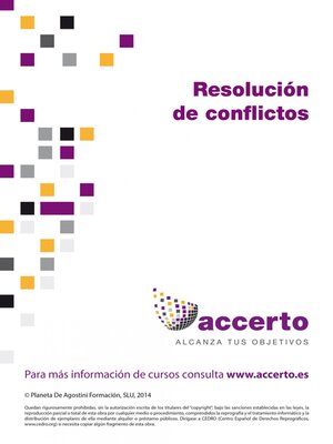 Resolución de conflictos - ebook